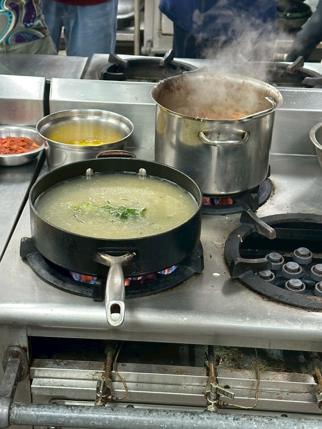 香草束配滾水煮