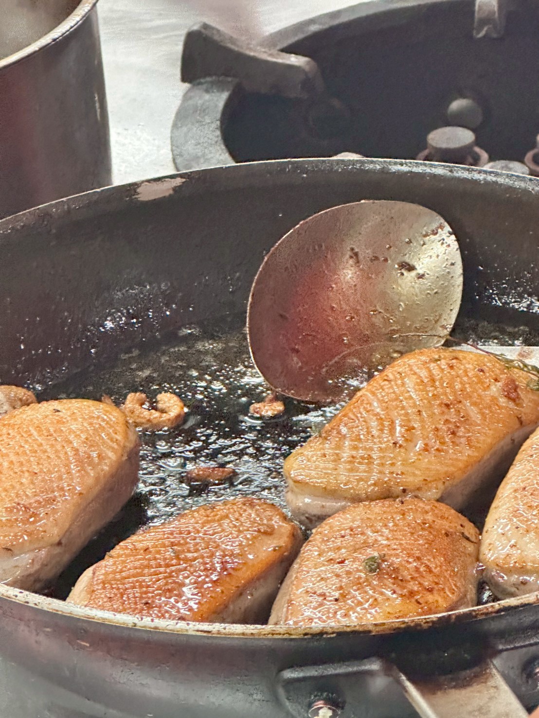 鴨肉完美的顏色