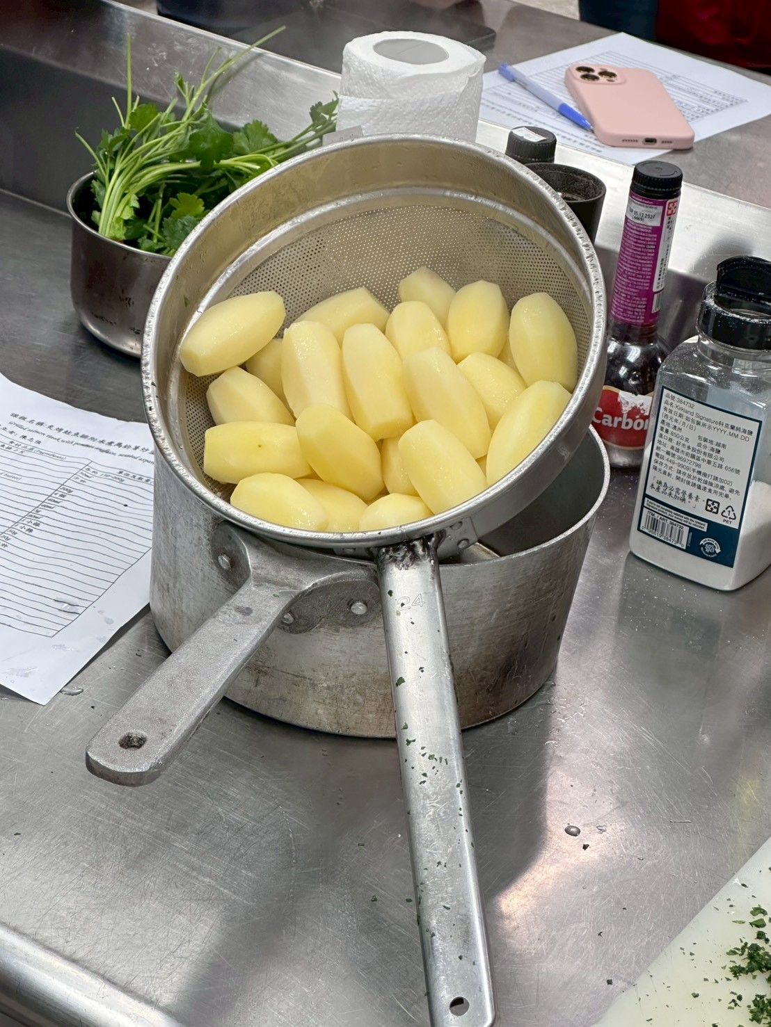 鮭魚排置前處理