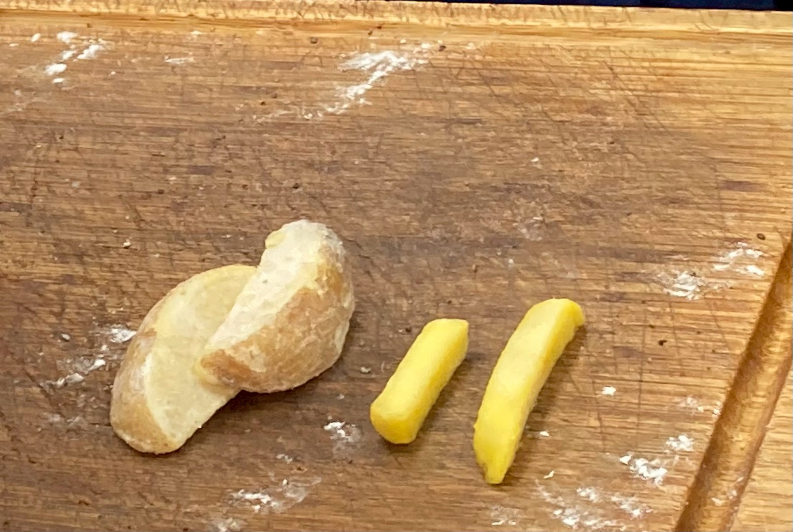 地瓜薯條和馬鈴薯條