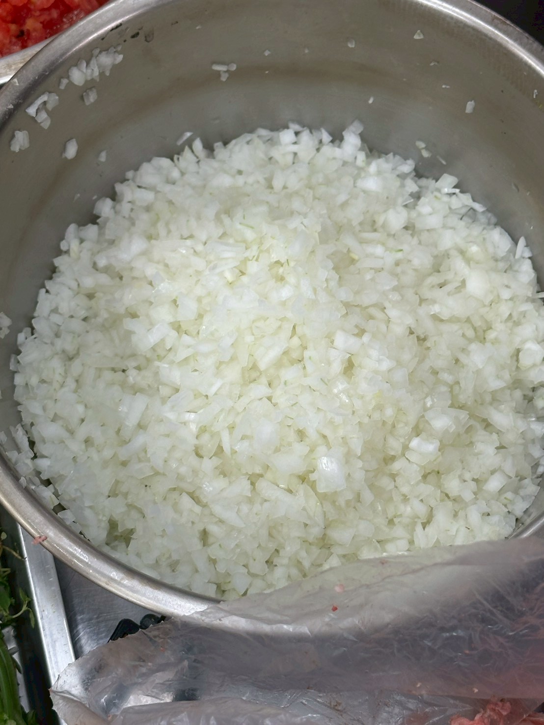 切碎的洋蔥(備料)