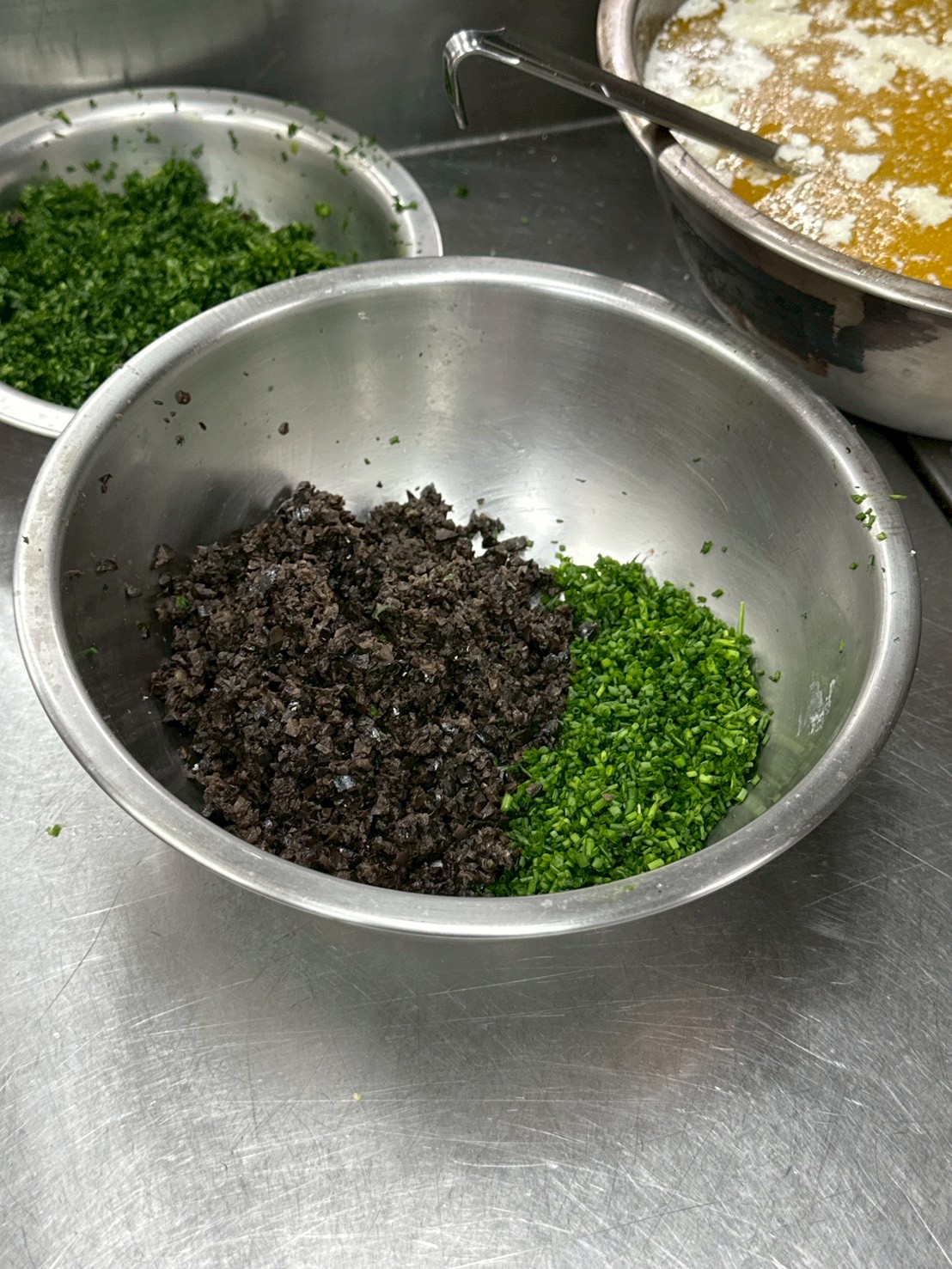 切好的配料記得要用很乾